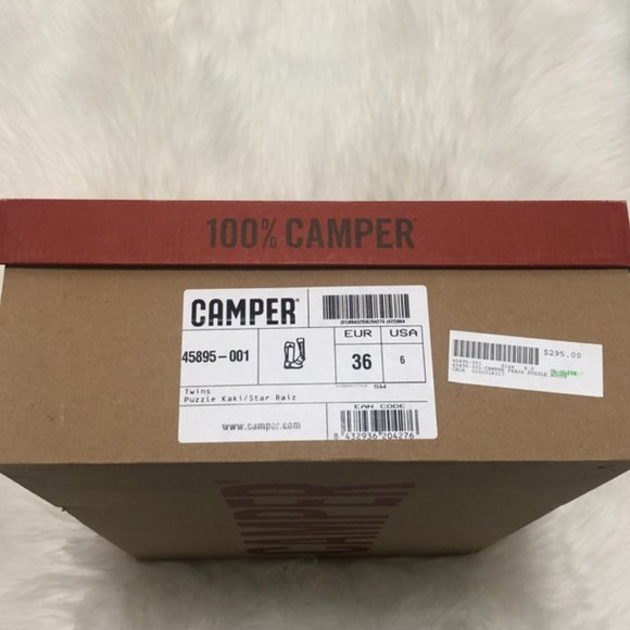 ✨HOST PICK✨ Camper Twins Puzzle Kaki Suede Tall Boots - Size 6 - Picture 11 of 12